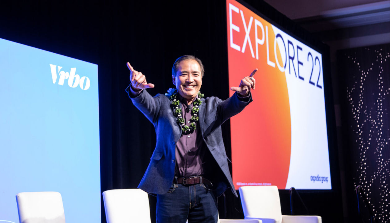 John Suzuki on stage at Explore 2022